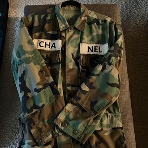 Ready for festival season! PCH the Label CHA NEL camo jacket Size S
